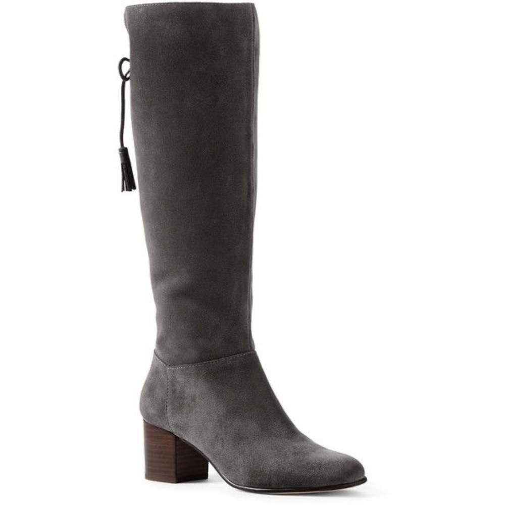 NIB Lands End Suede Boot